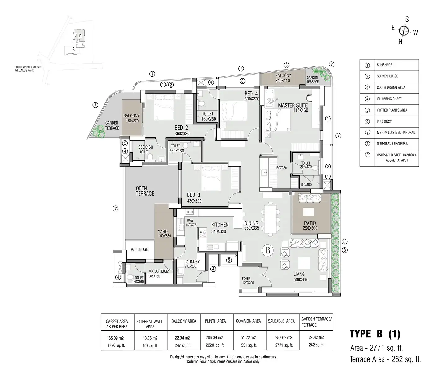 Gaur Chrysalis Phase 1 floor plan1