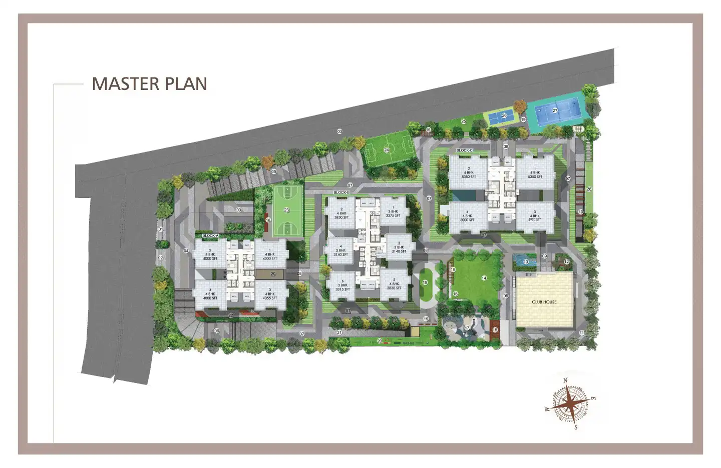 Master Plan - Max Estates 128 Noida