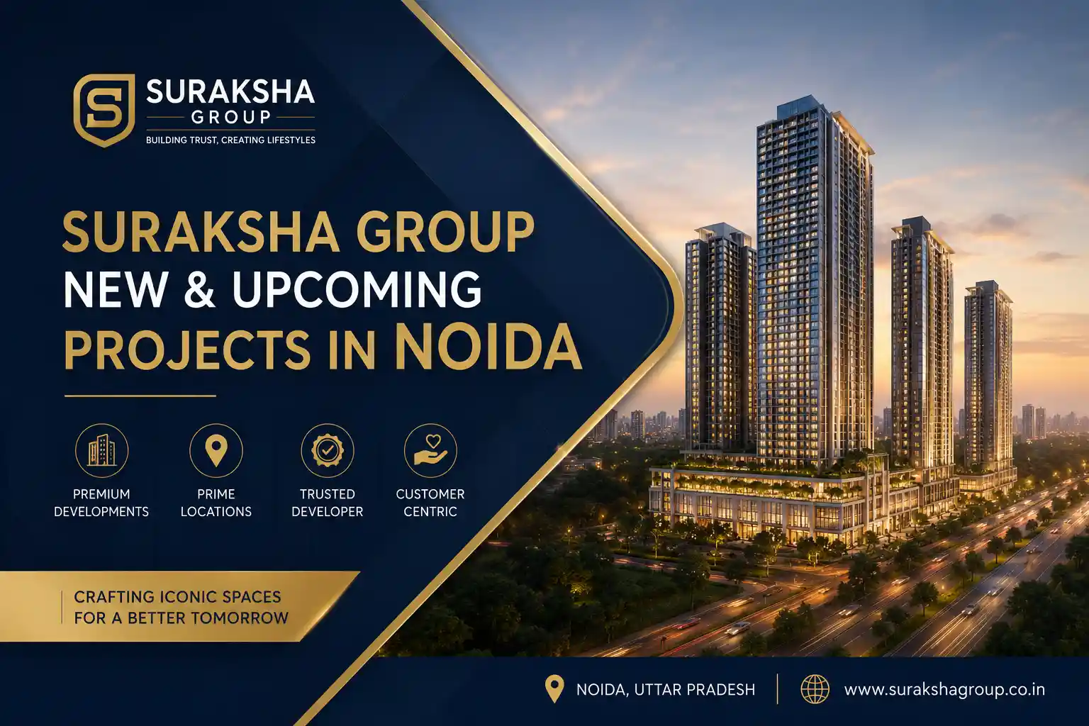 Suraksha Group new township project in Noida banner